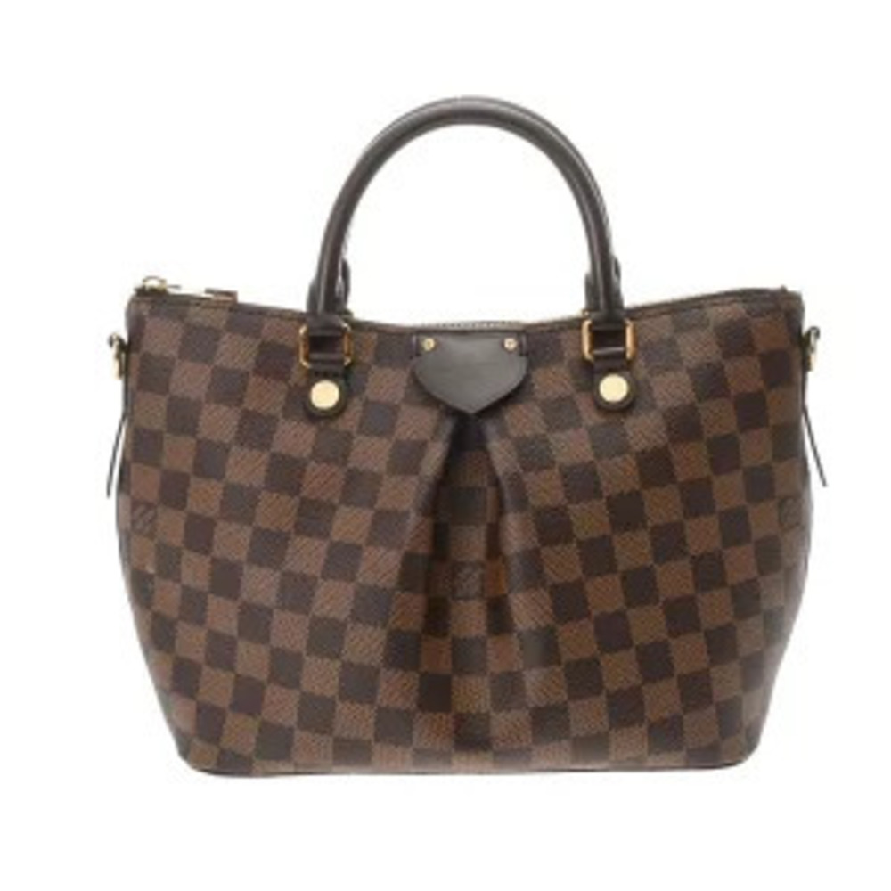 Louis Vuitton Damier Siena Ebene Brown Canvas Handbag